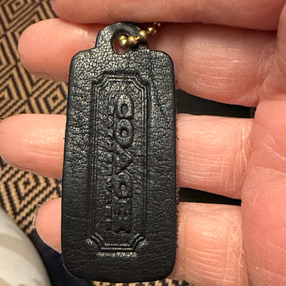 Vintage Coach Kisslock Skinny Tote GLUE IN REGISTRATION 9546 9450 9545 black NYC - Picture 11 of 14